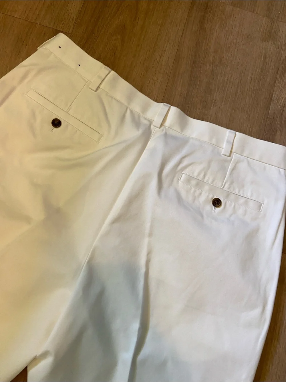 Brooks Brothers Lightweight Chino Pants Men's 38X30 White Preppy Old Money